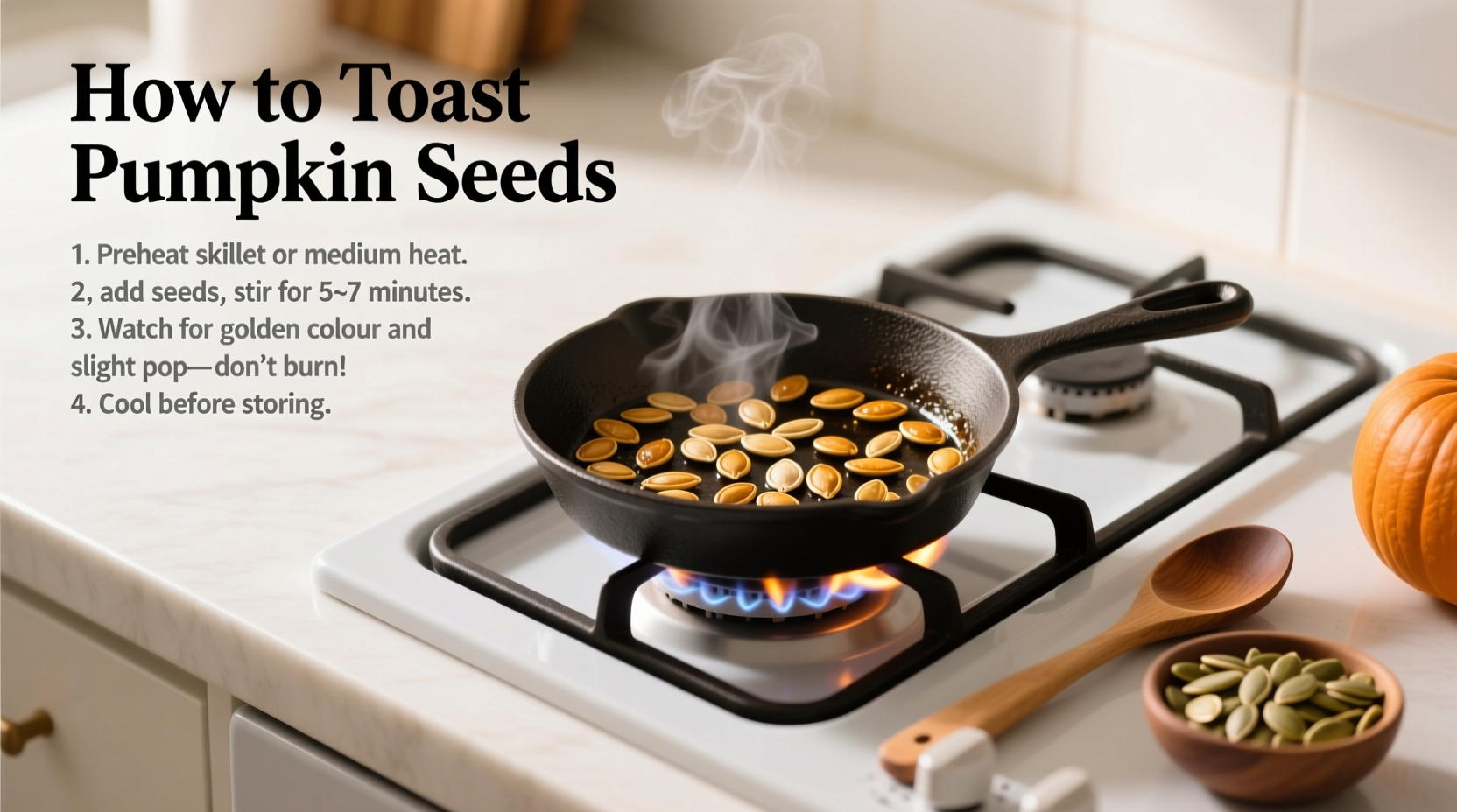 how to toast pumpkin seeds