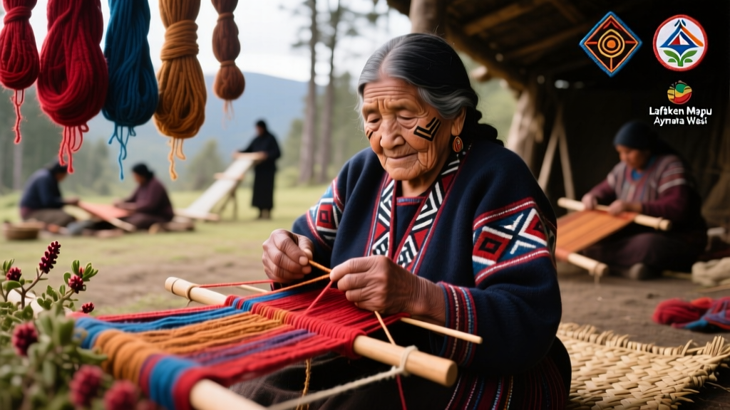 Mapuche Trarikan Wool Dyeing With Native Plants Chile