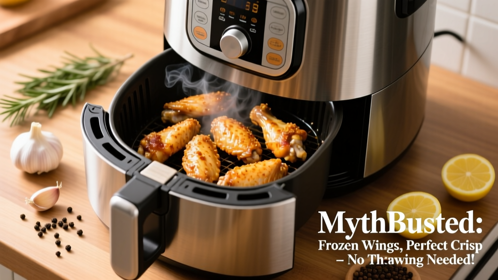 Frozen Chicken Wings in Instant Pot Air Fryer: Myth-Busted