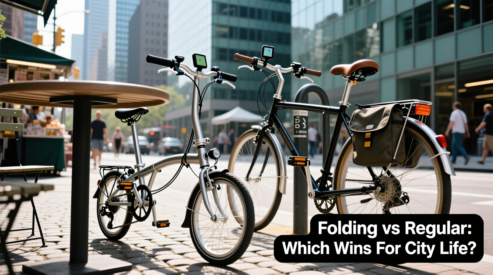 folding bikes vs regular bikes which is truly practical for city commuting