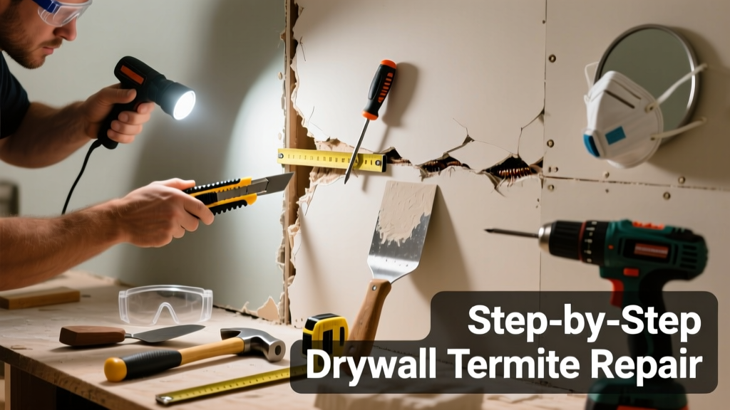 How to Fix Drywall Termite Damage: Step-by-Step Repair