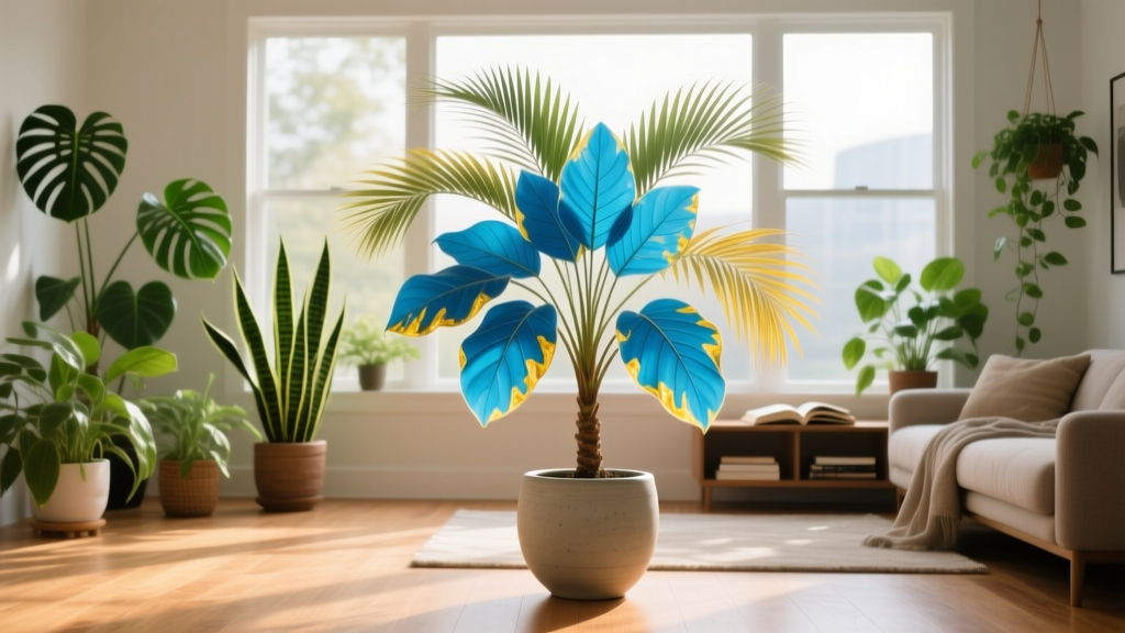 Blue Indoor Plants with Yellow Leaves: Fixes