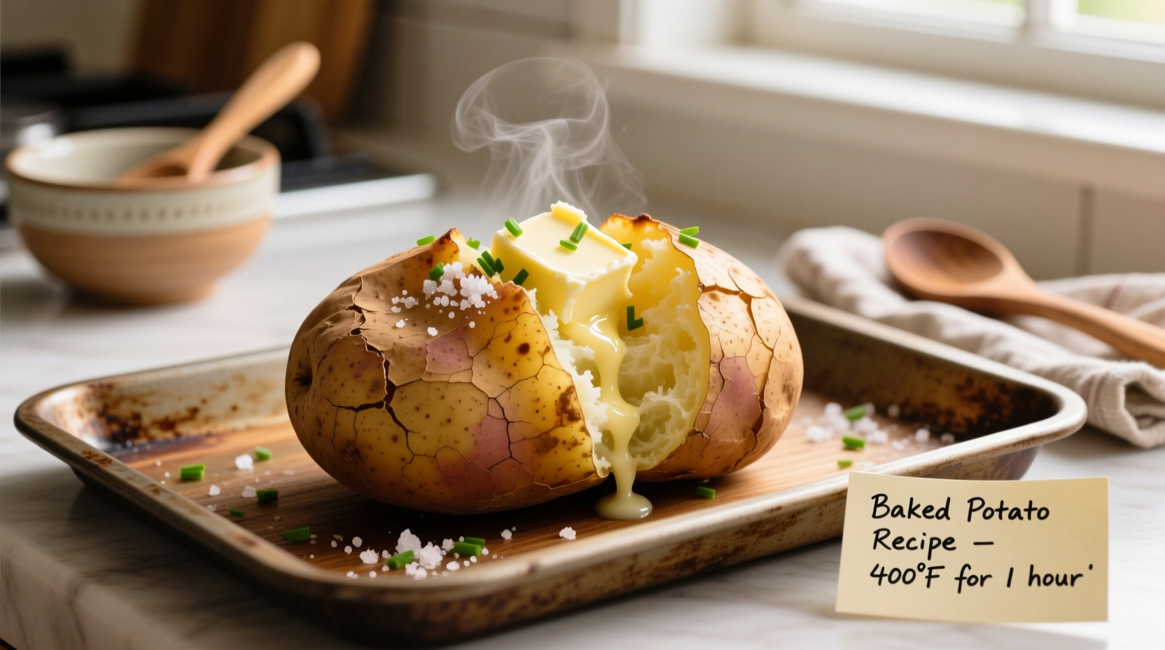 Perfect Baked Potato Oven Recipe: Crisp Skin, Fluffy Inside