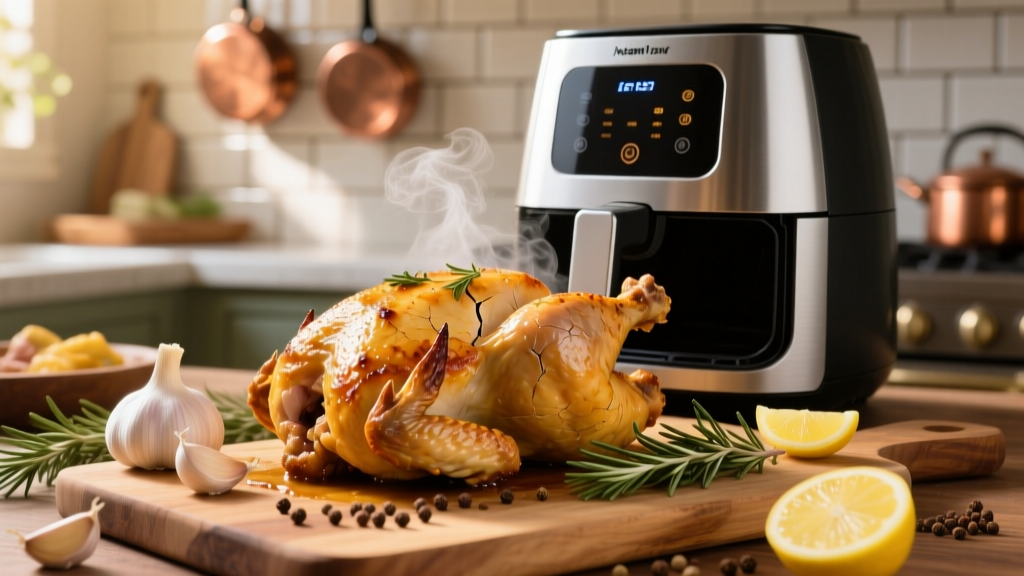 Roast Chicken in Instant Vortex Air Fryer: Crispy & Juicy