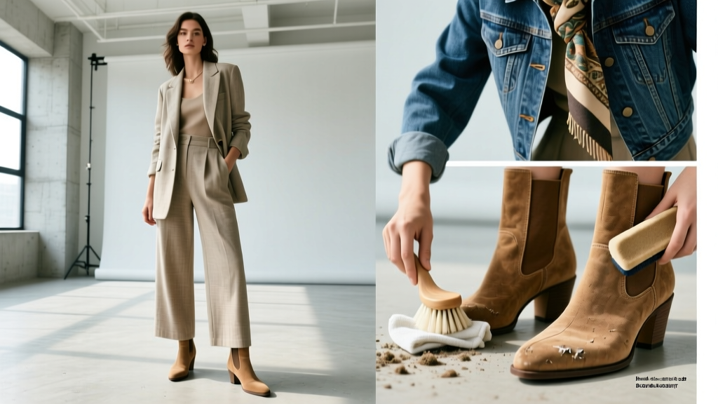 How to Clean Suede Ankle Boots at Home (Without Ruining Them)
