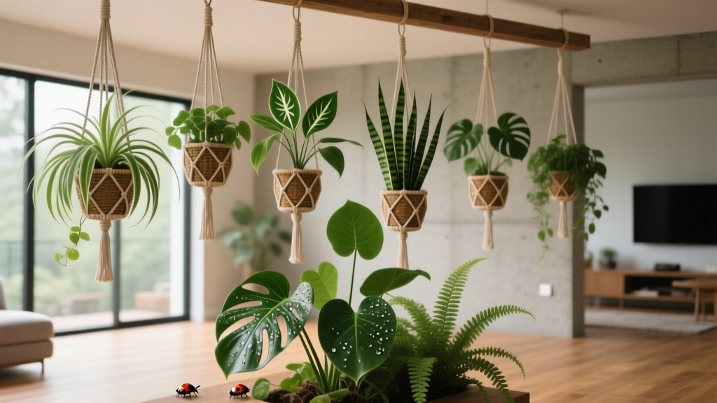 Hanging Plants for Indoor Shade Pest Control