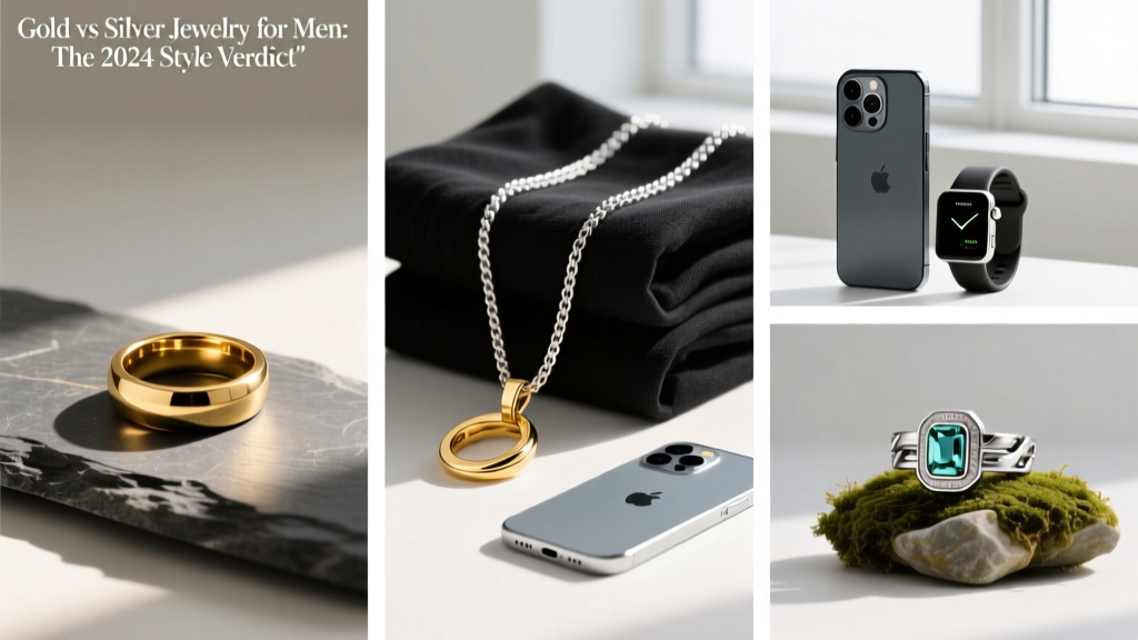 Gold vs Silver Jewelry for Men: The 2024 Style Verdict