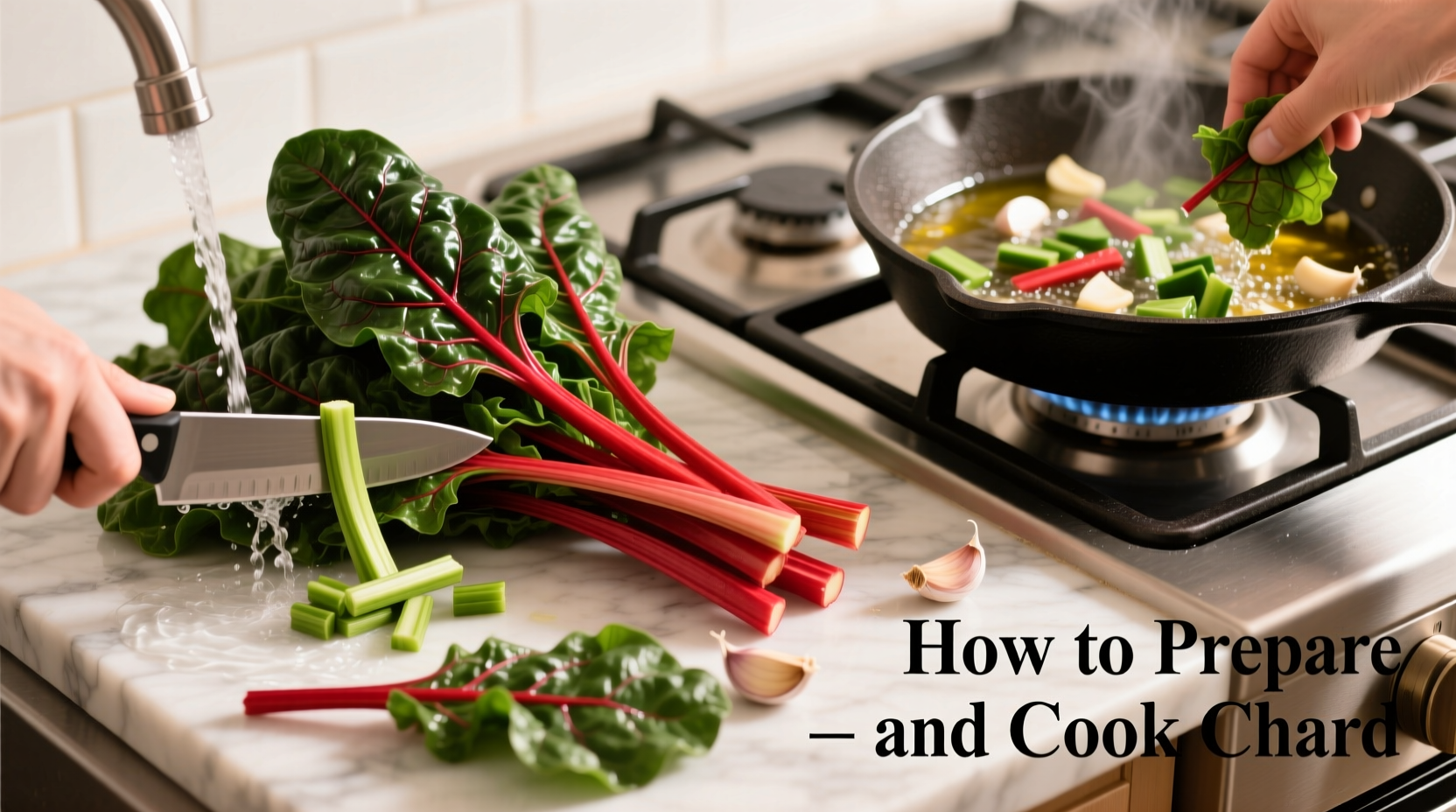 how to prepare and cook chard