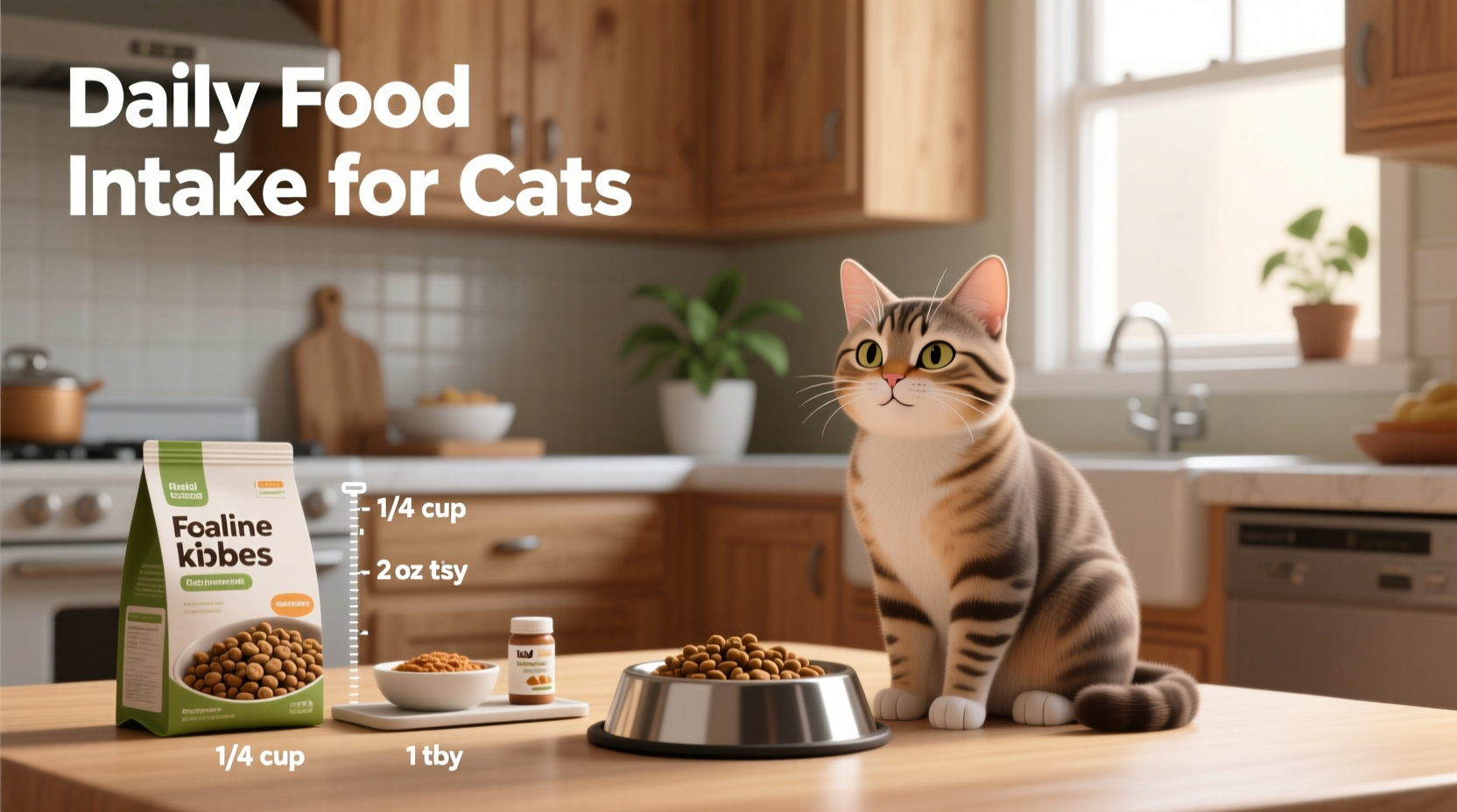 how much food should a cat eat a day