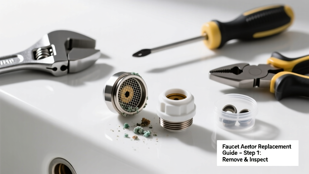 How to Replace a Clogged Faucet Aerator Replacement Part