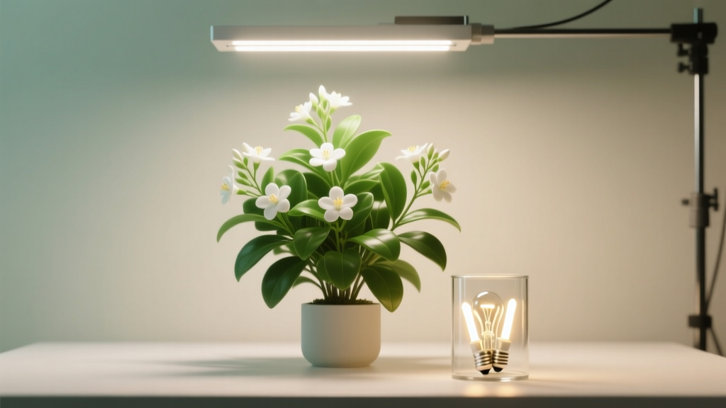 LED vs Fluorescent Light for Flowering Indoor Plants