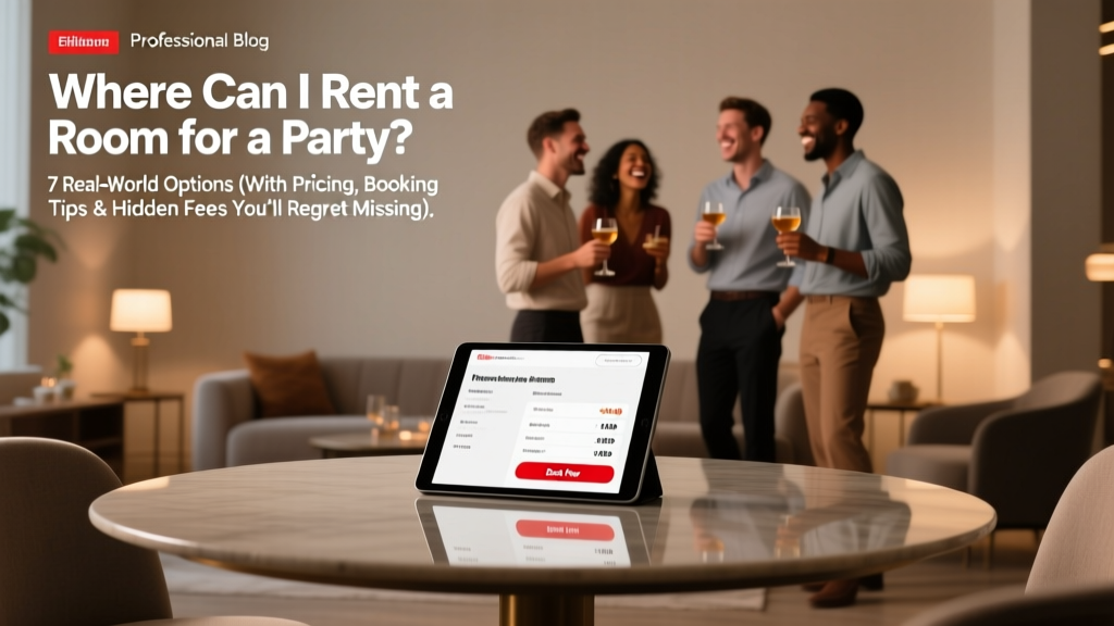 Rent a Party Room: 7 Options + Pricing & Tips (2026)
