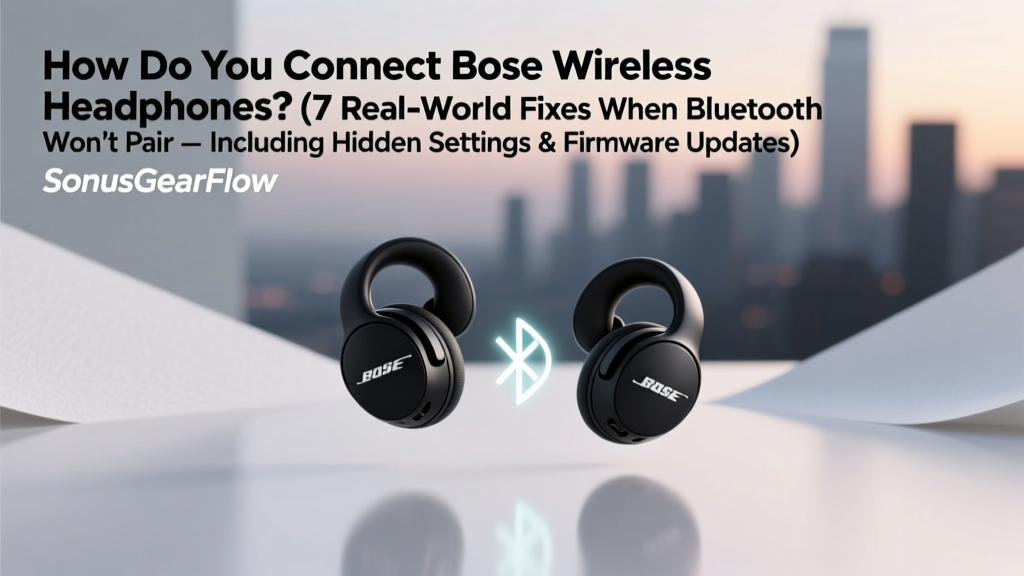 Bose Wireless Headphones Not Connecting? Fixes (2026)