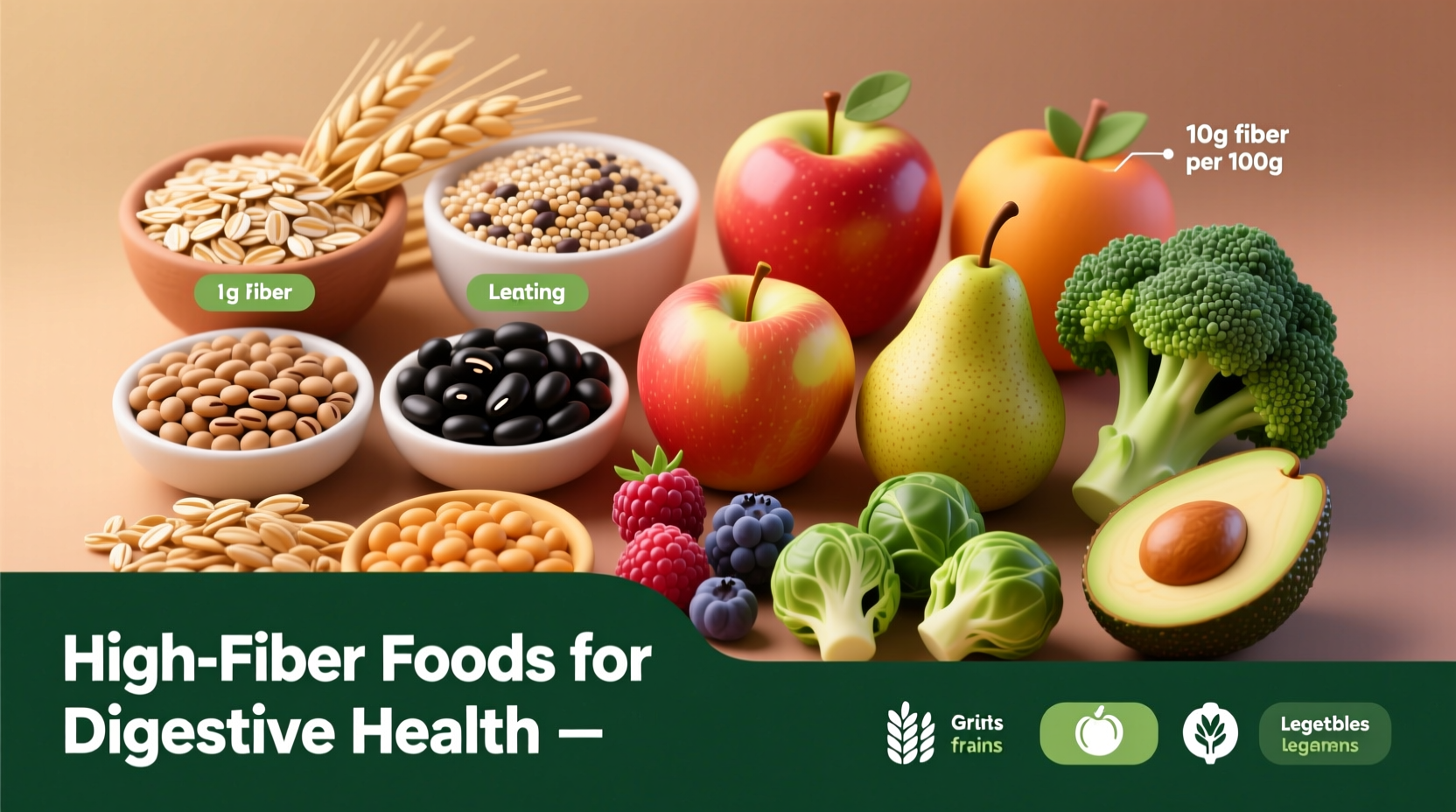 Top High-Fiber Foods: Complete Guide with Amounts & Benefits