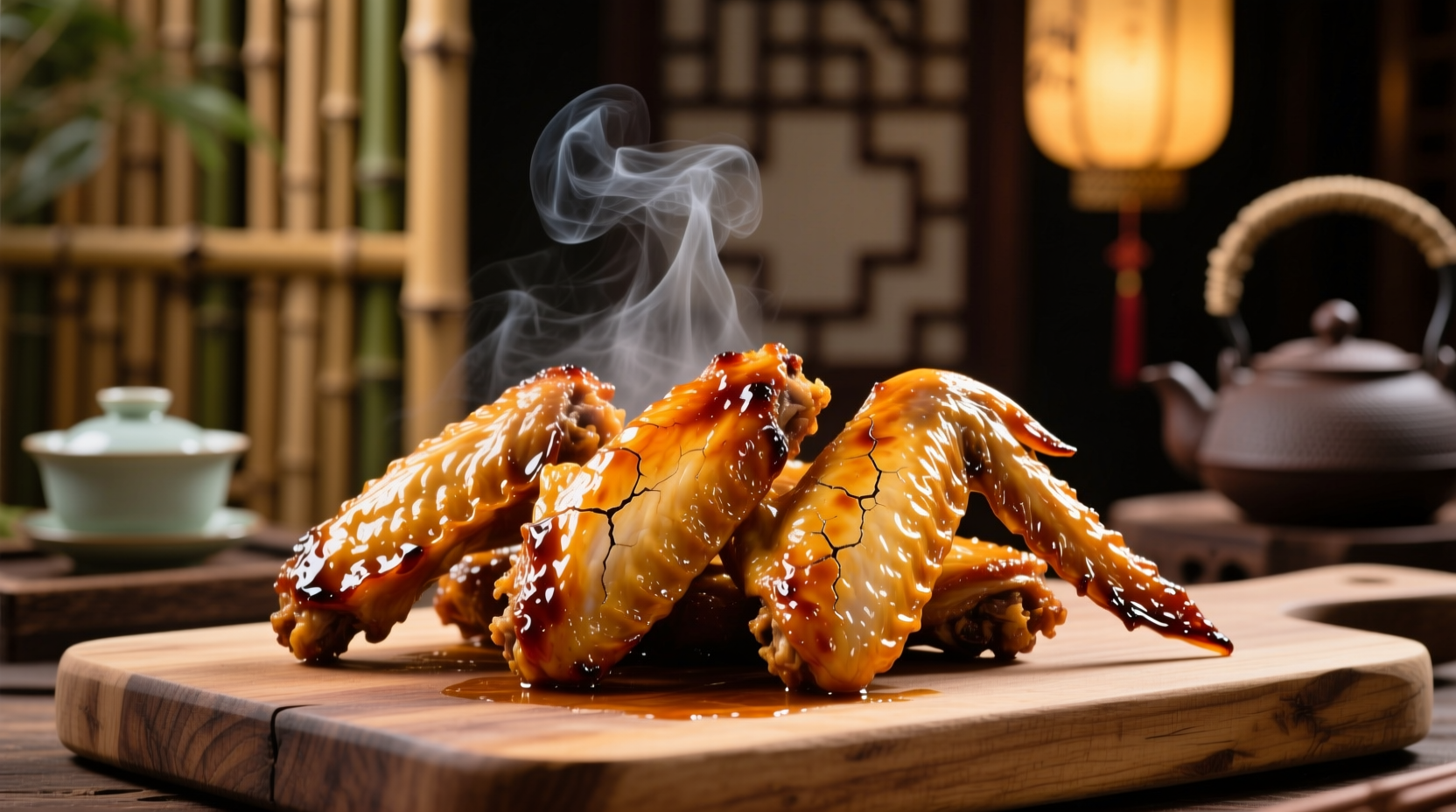 tea smoked chicken wings