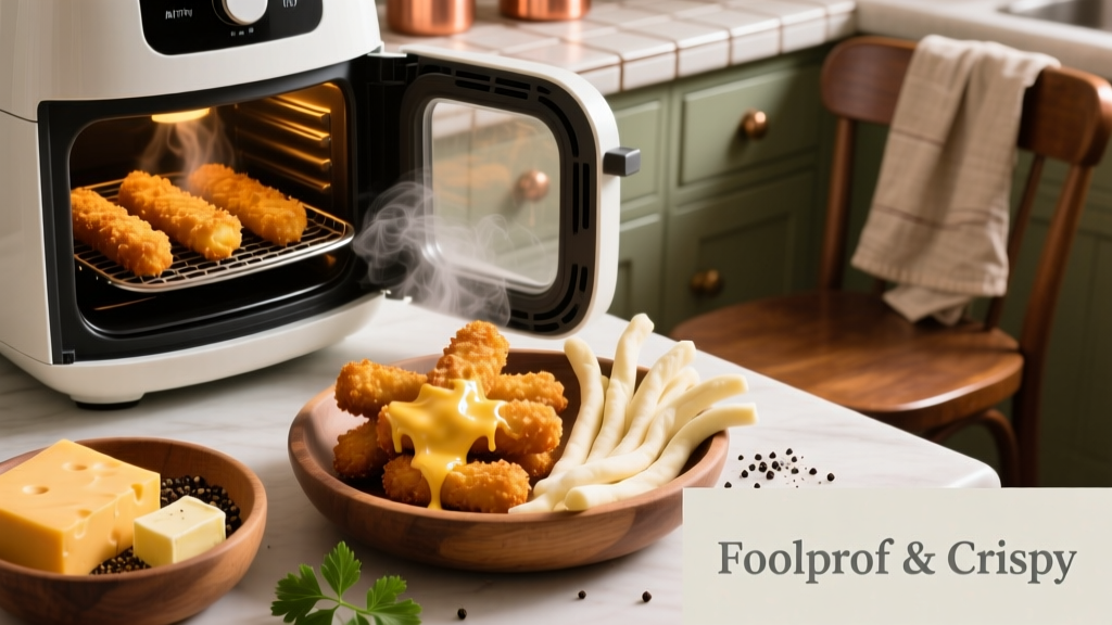 Air Fryer Cheddar Cheese Sticks: Crispy & Golden