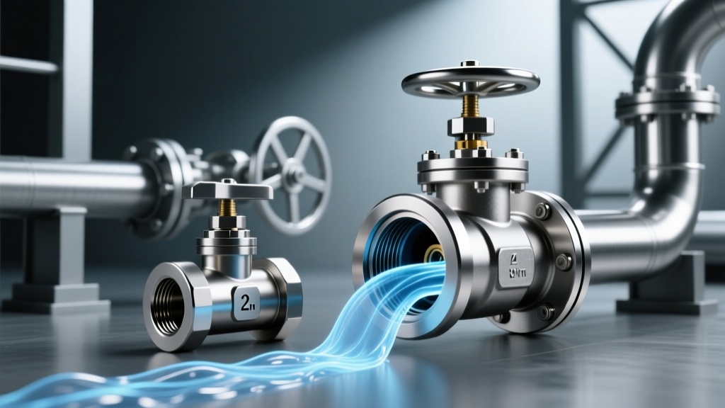 2" vs 4" Ball Valve: Flow, Pressure & Cost Impact