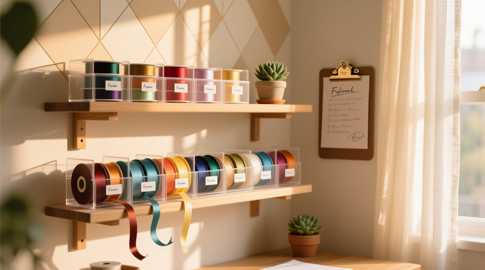 ribbon storage ideas