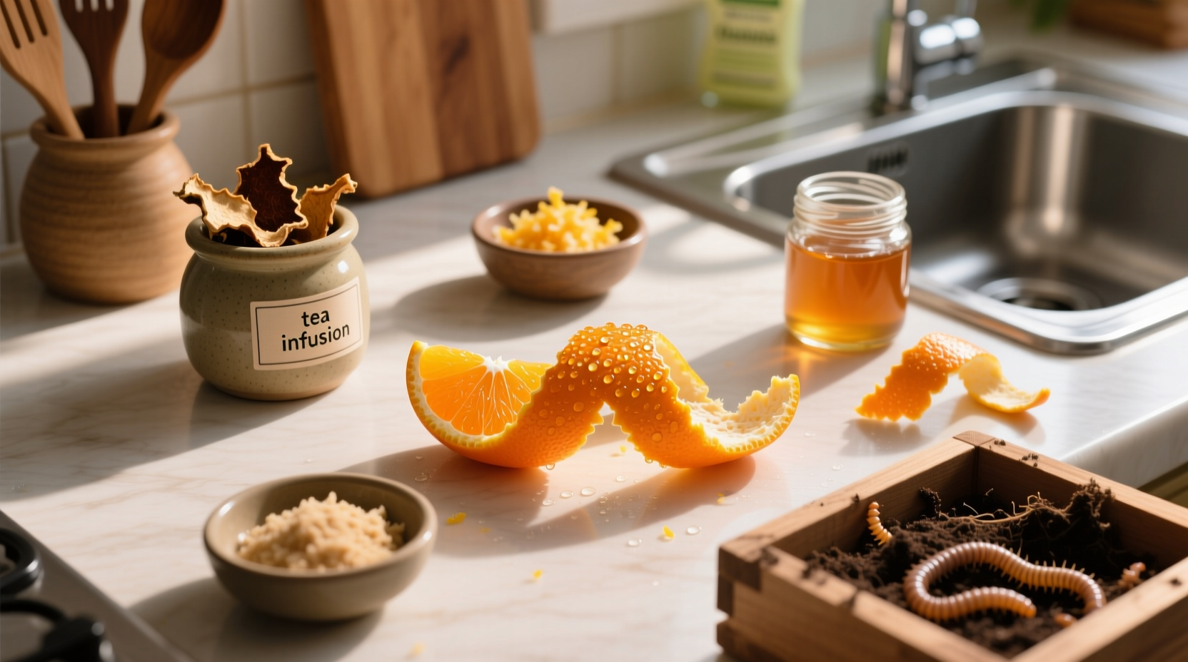 how to use orange peels