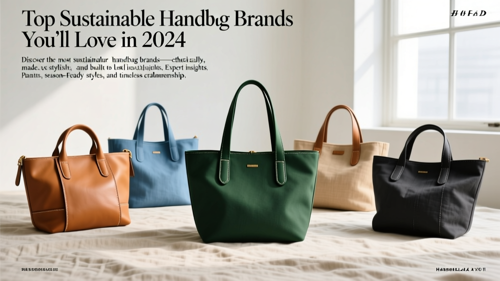 Top Sustainable Handbag Brands You’ll Love in 2024