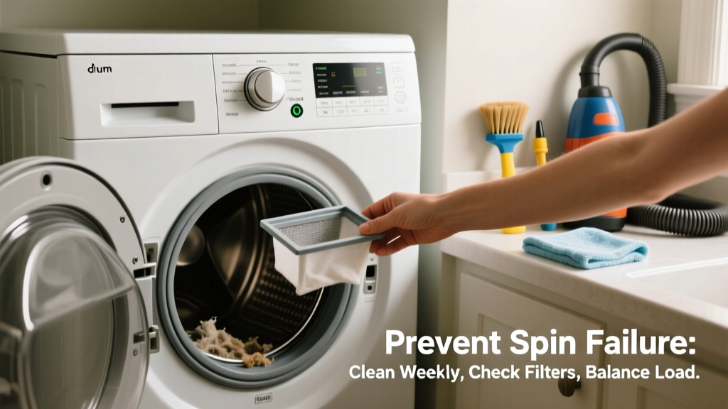 How to Prevent Your Washer from Not Spinning