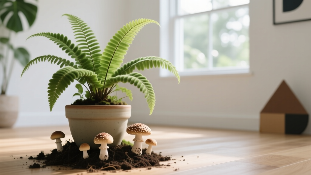 Why Do Mushrooms Grow in Tropical Indoor Plants?