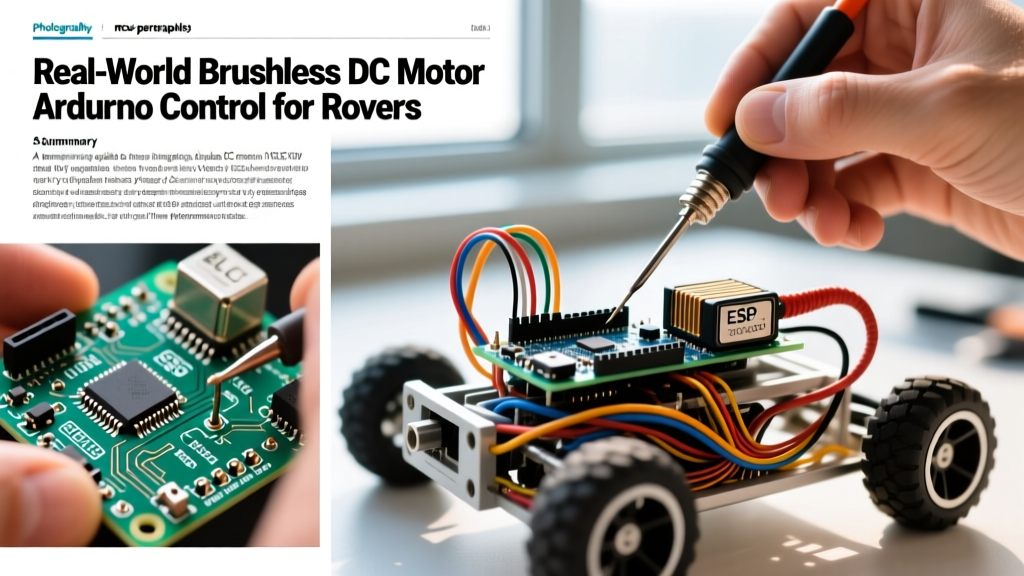 Real-World Brushless DC Motor Arduino Control for Rovers