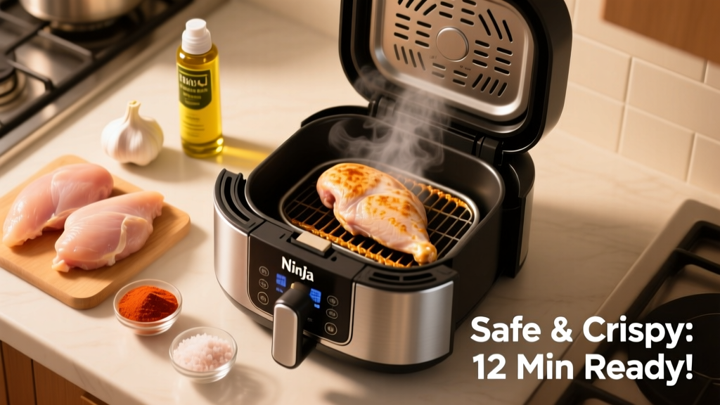 Cook Frozen Chicken Breast in Ninja Foodi: Crispy & Safe