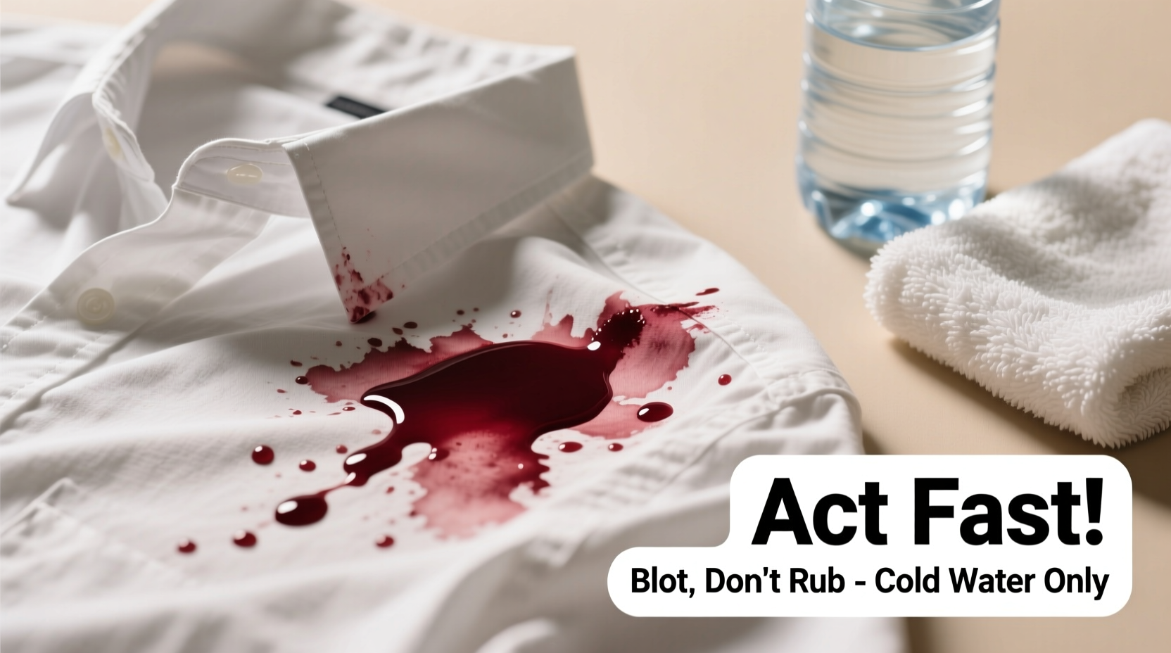 red wine stains on clothes how to treat them before they set