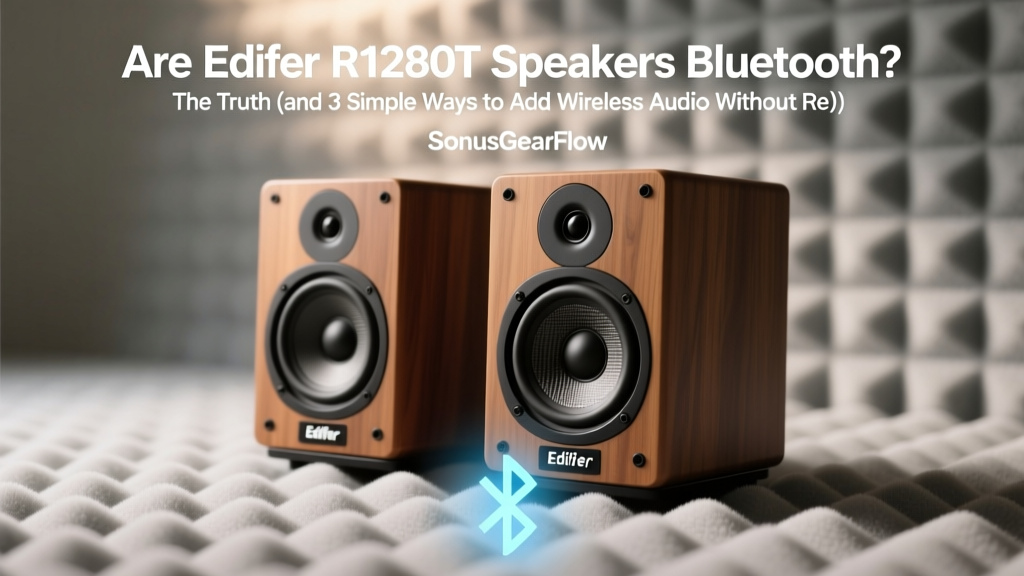 Edifier R1280T Bluetooth? No — Here’s How to Add It