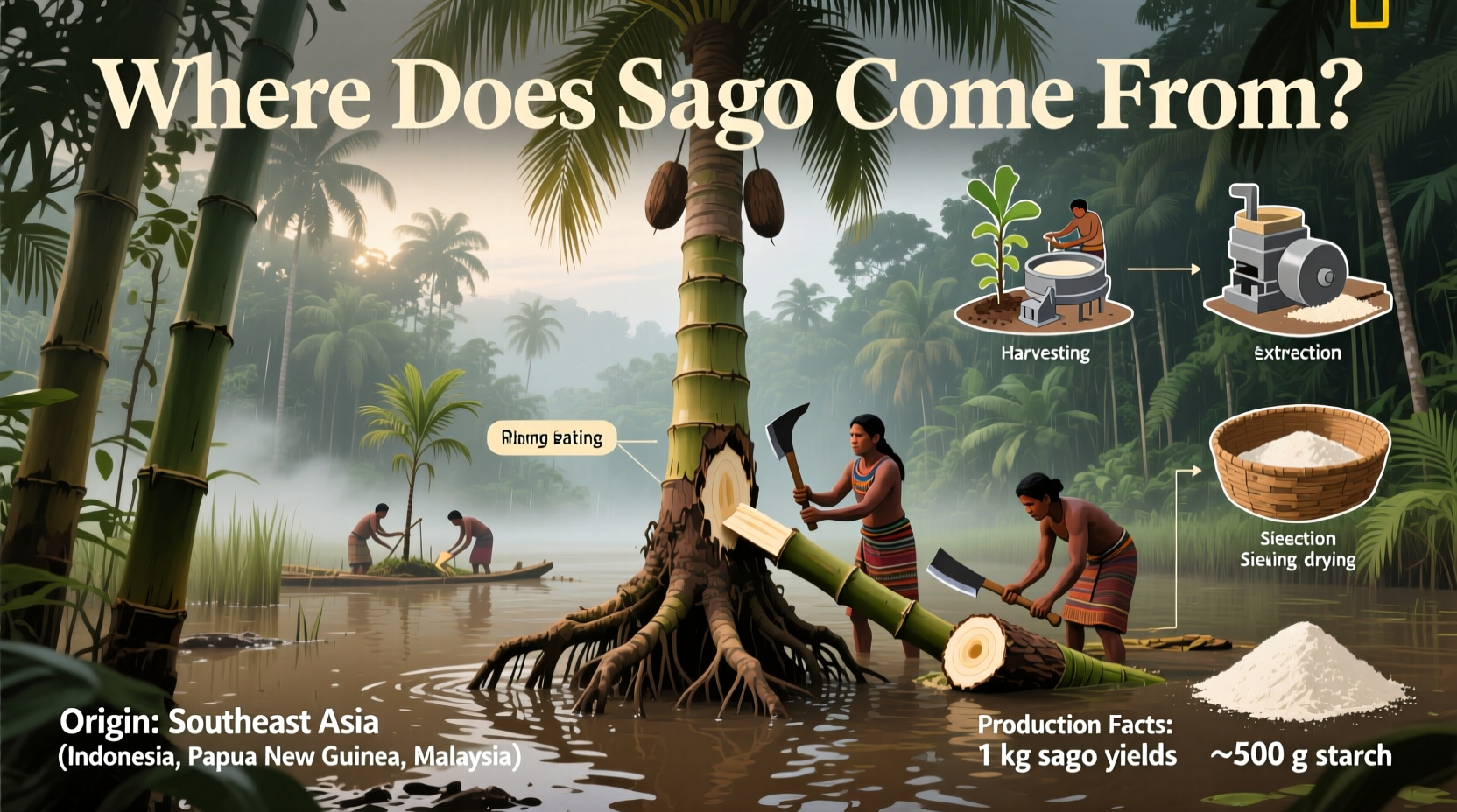 Sago: 5 Origins & Production Facts | TheHomeSprouts