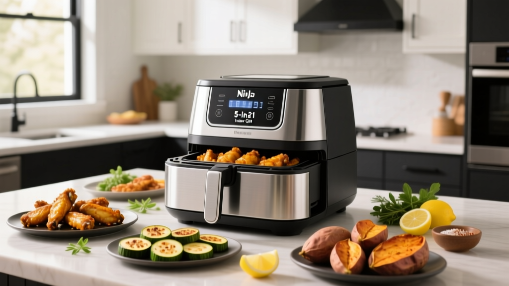 Ninja Foodi 5-in-1 Indoor Grill Review & Recipes