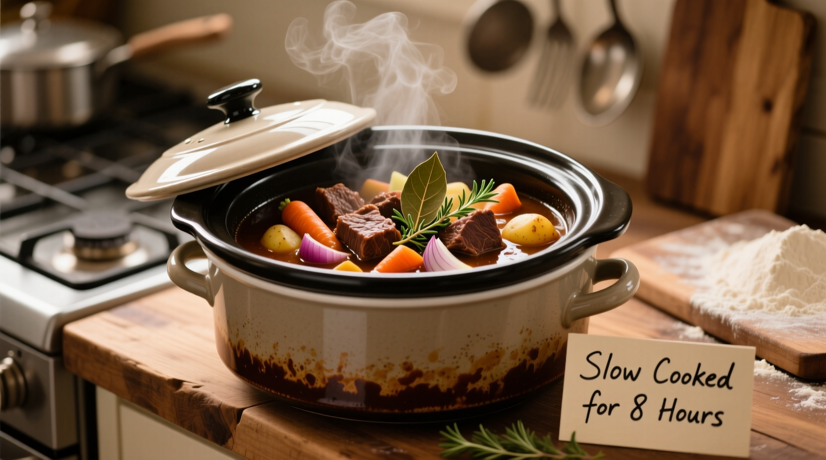 how to slow cook beef stew in slow cooker