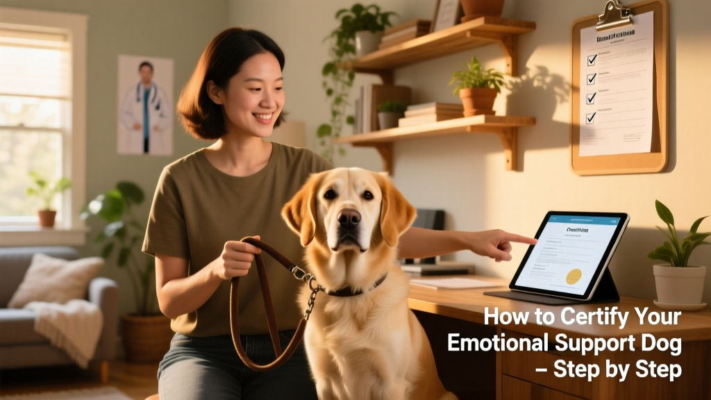 How To Certify An Emotional Support Dog: Steps To Take