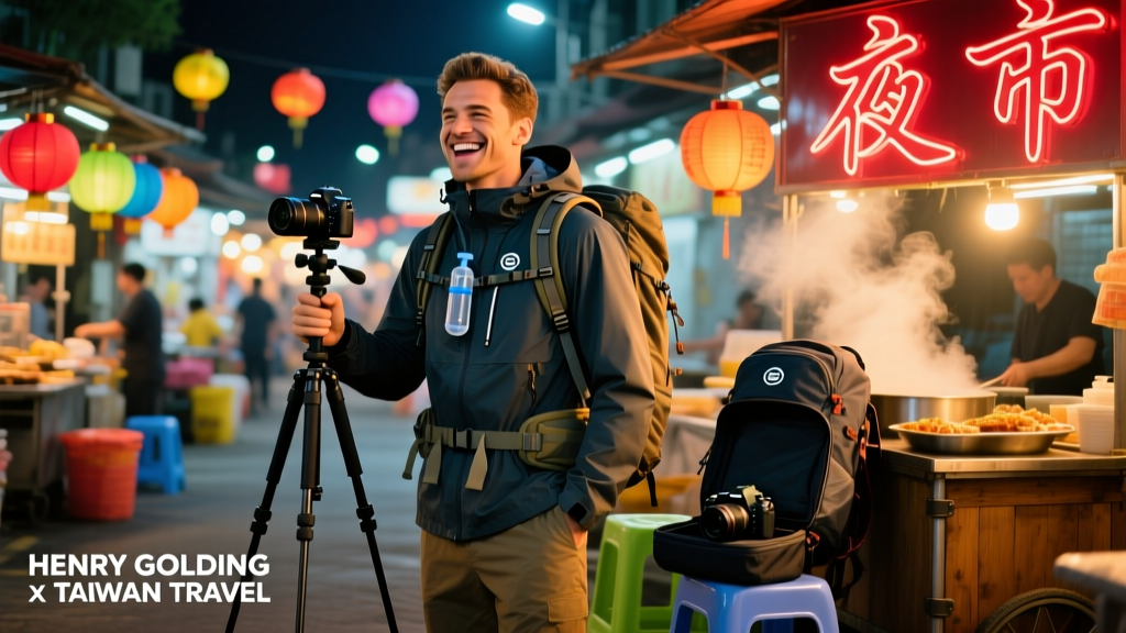 Henry Golding’s Taiwan Night Market Expedition: A Gear-Tested, Flavor-Fueled Field Report