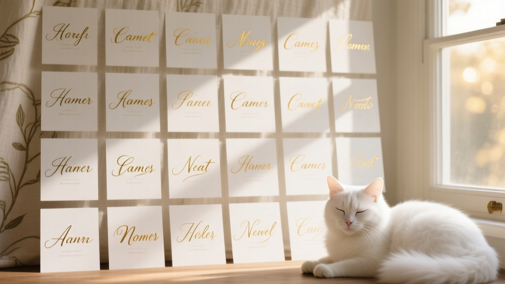 100+ Awesome Cat Names for Your New White Cat