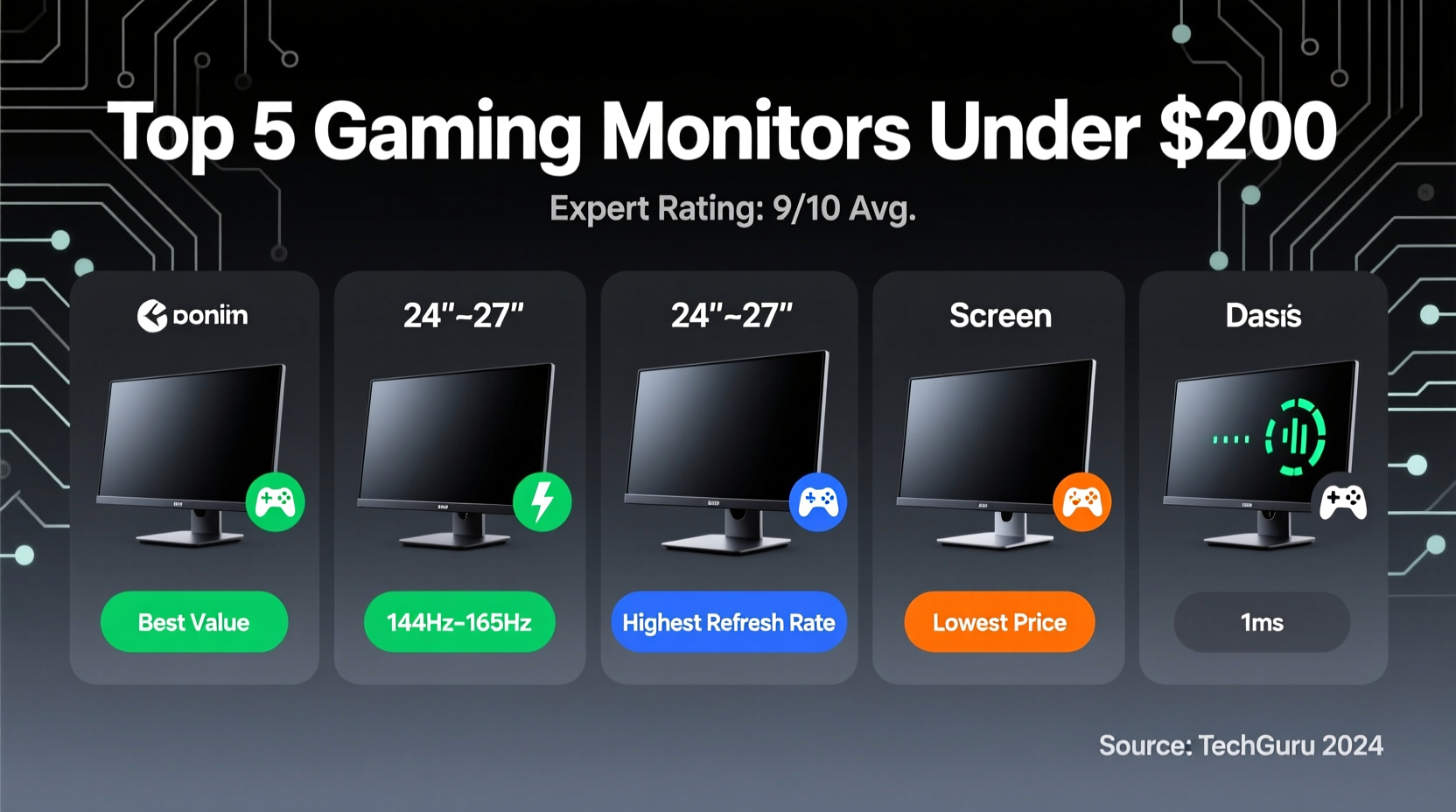 best and cheapest gaming monitors