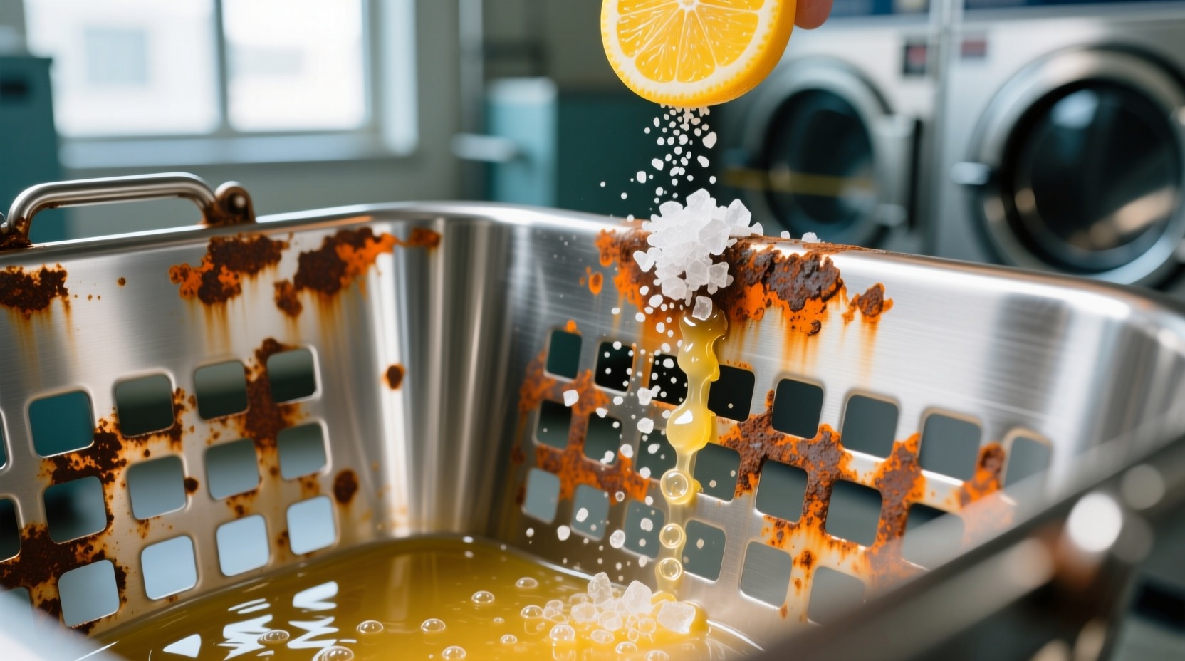 citric acid rust removal for stainless steel baskets