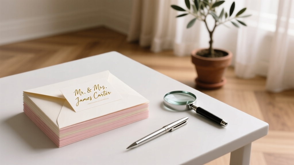 Wedding Invitation Addressing: 7-Step Etiquette Checklist