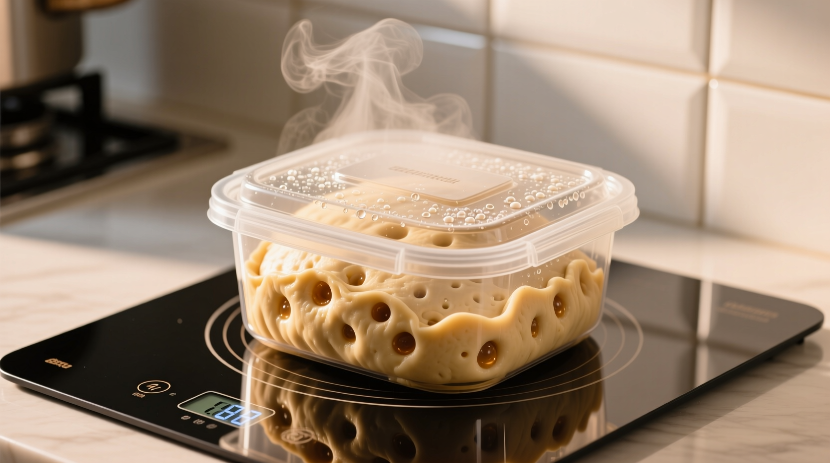 make frozen dough rise quickly with an electric heating