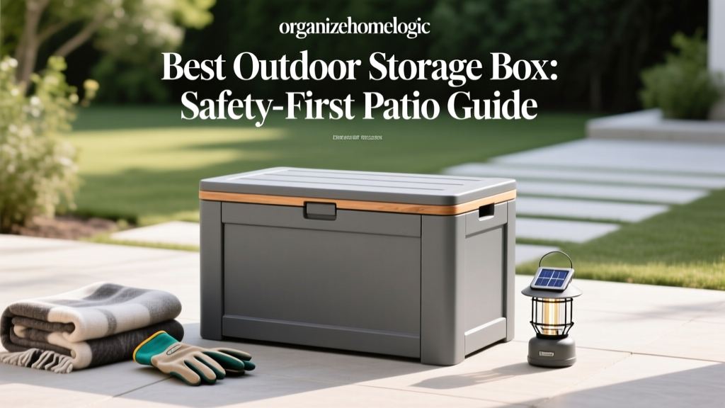 Best Outdoor Storage Box: Safety-First Patio Guide
