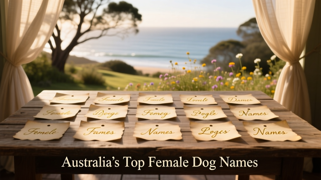 Australia's top female dog names