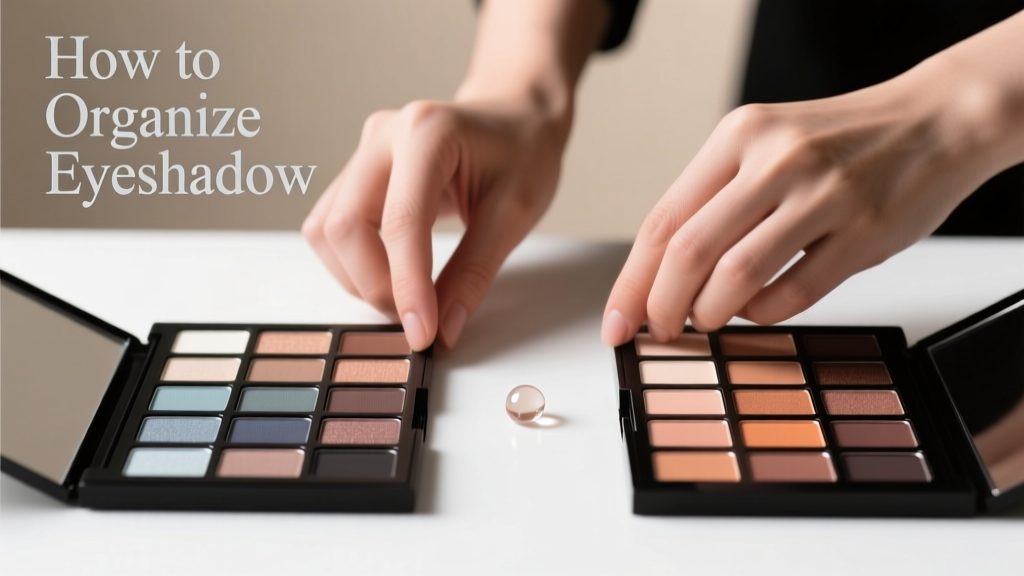 Organize Eyeshadow: Space-Smart System for Any Collection