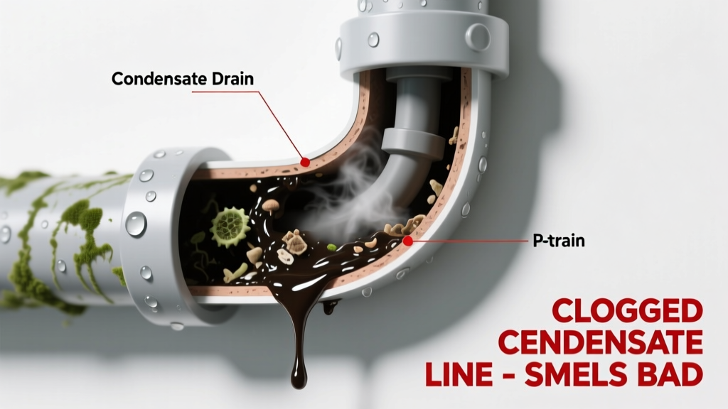 Condensate Line Clogged and Smells Bad: Quick Diagnosis