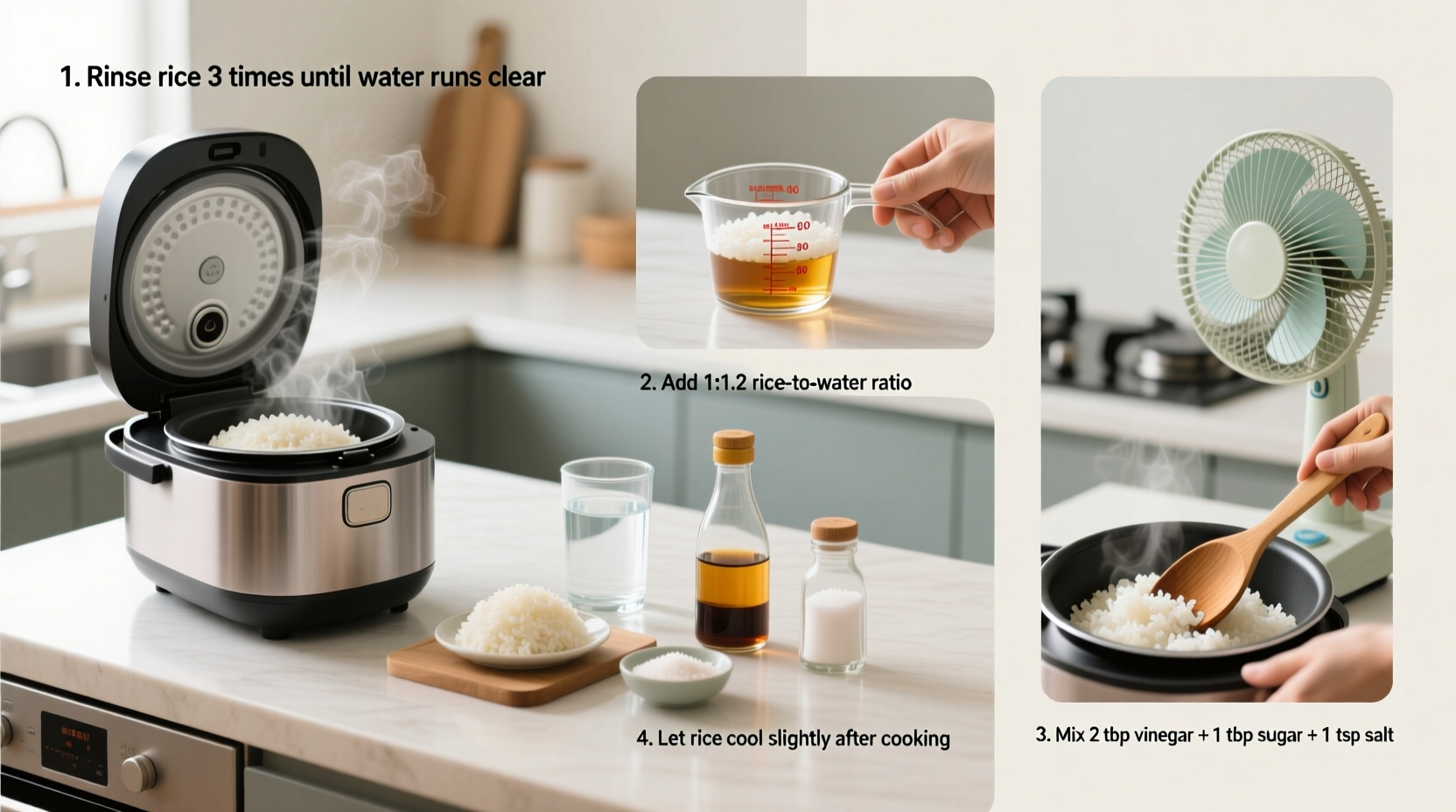 Perfect Sushi Rice in Rice Cooker: Simple 5-Step Method