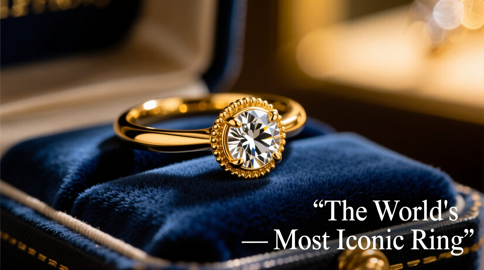 the tiffany setting in 18k yellow gold worlds most iconic engagement ring