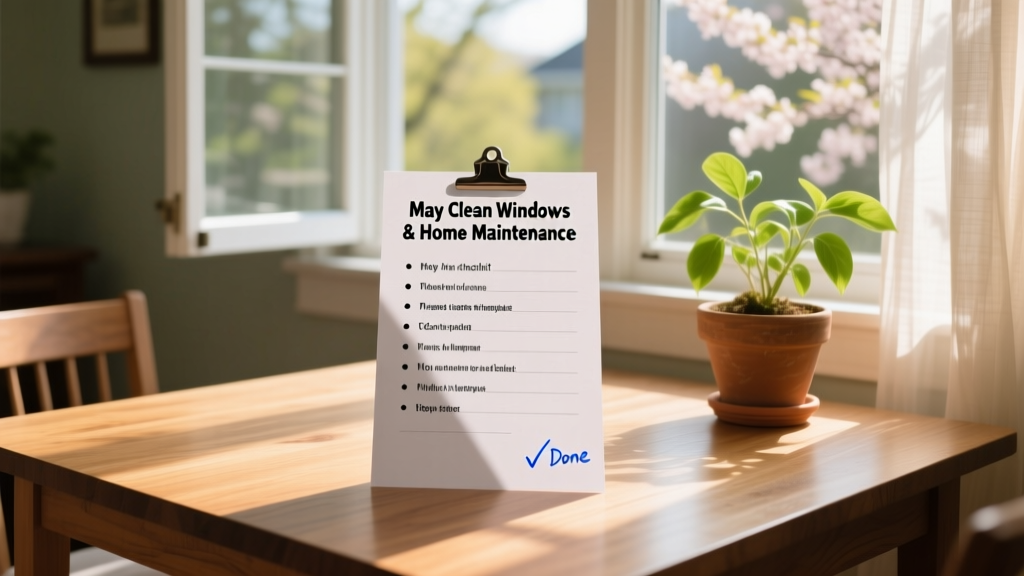 May Clean Windows May: Home Maintenance Checklist