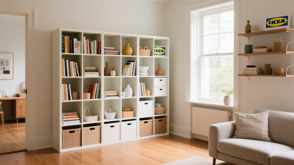 How We Use One IKEA KALLAX Shelf to Store All Seasonal...