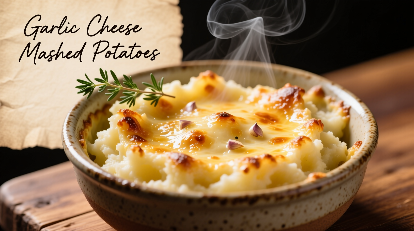 Perfect Garlic Cheese Mashed Potatoes Recipe in 30 Minutes
