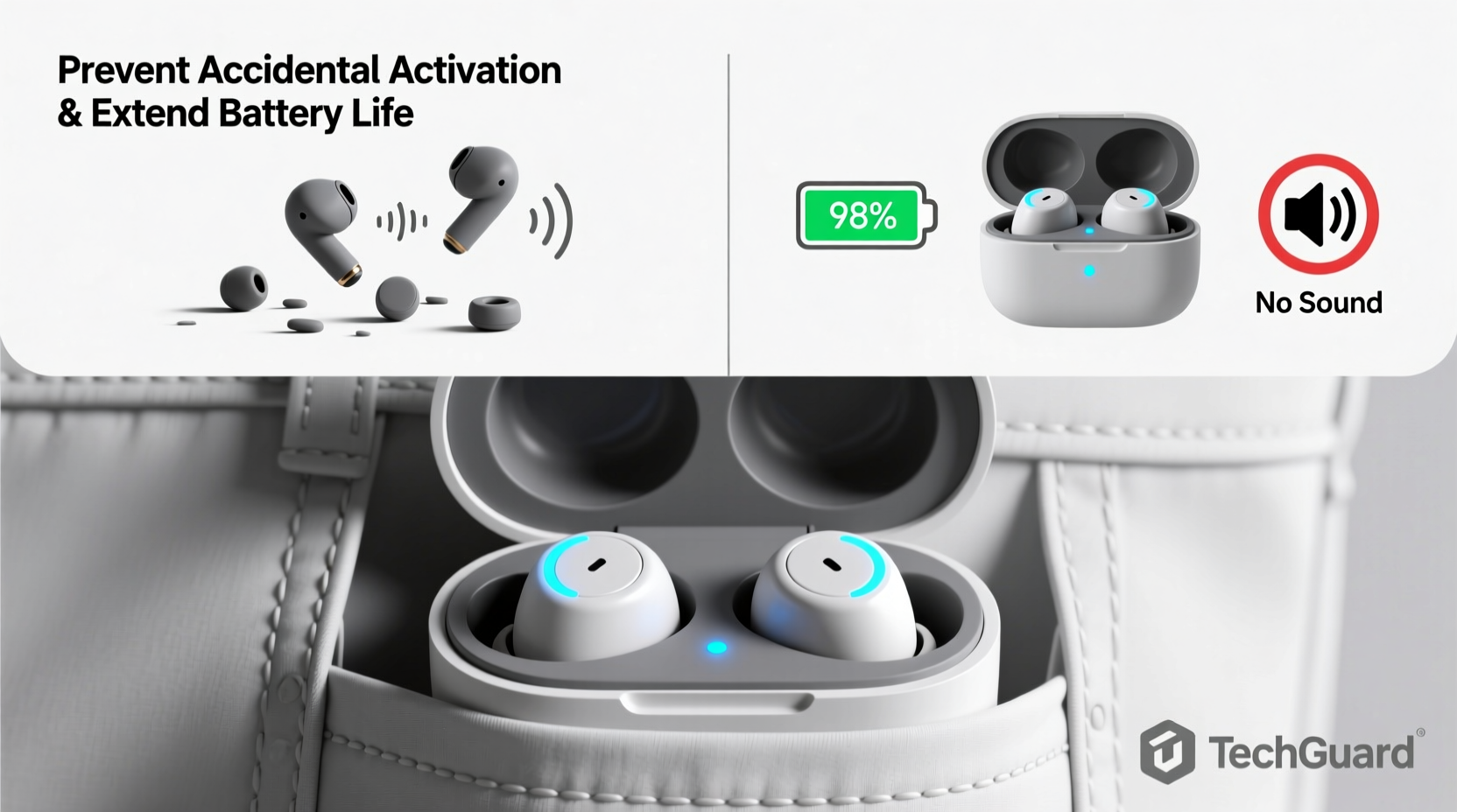 closet organization tips earbud case storage
